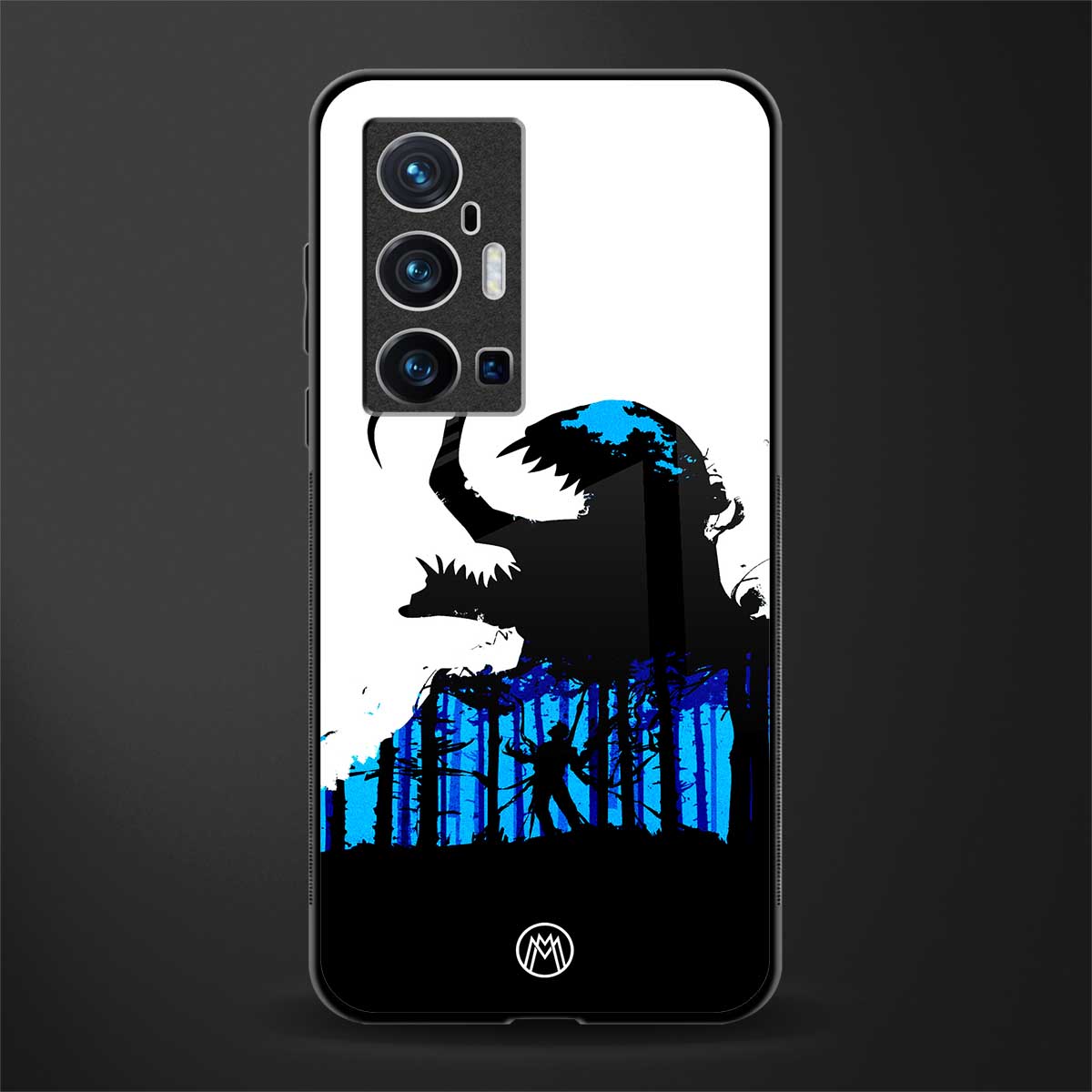venom minimalistic glass case for vivo x70 pro plus image