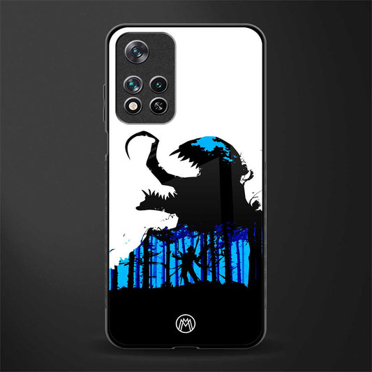 venom minimalistic glass case for poco m4 pro 5g image