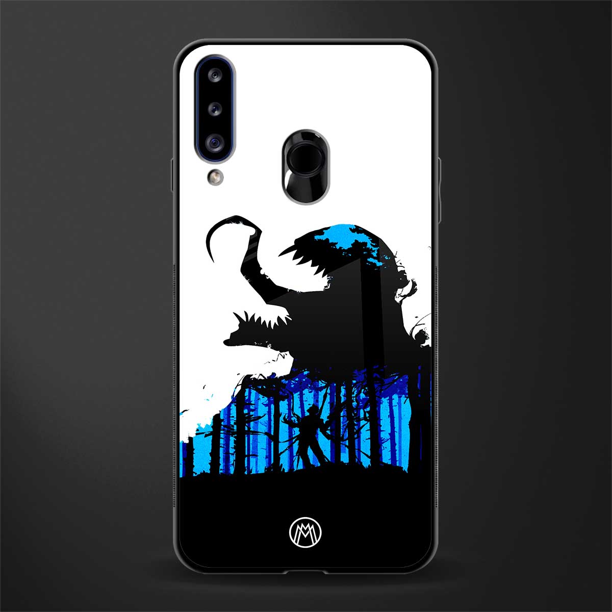venom minimalistic glass case for samsung galaxy a20s image