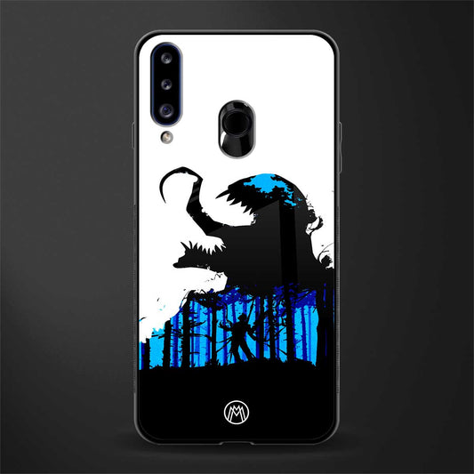 venom minimalistic glass case for samsung galaxy a20s image