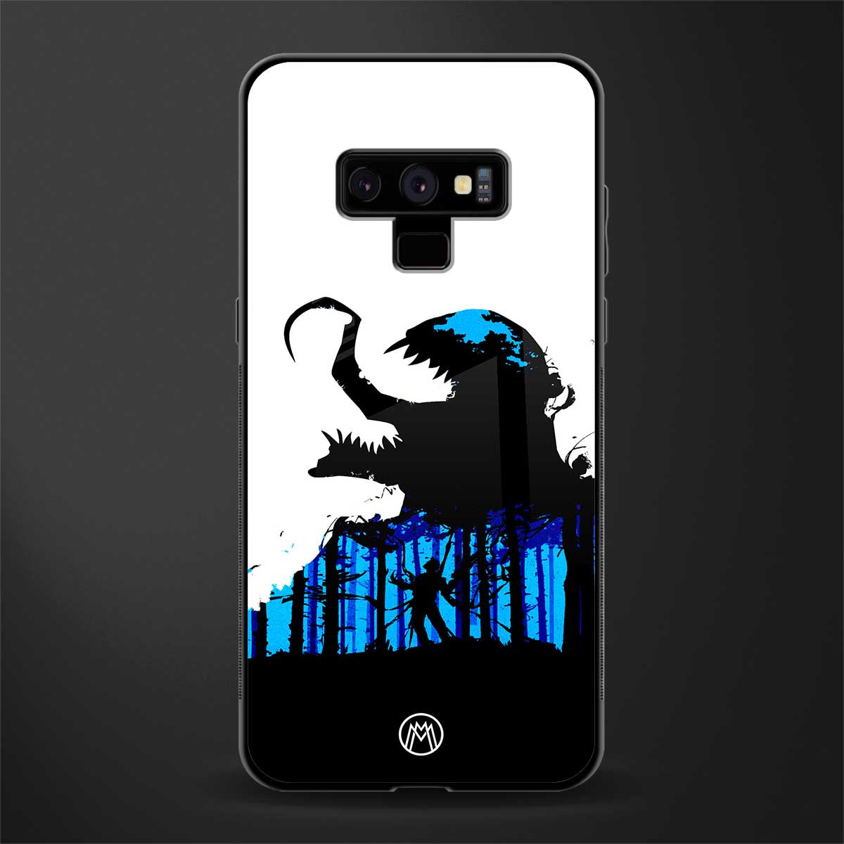 venom minimalistic glass case for samsung galaxy note 9 image