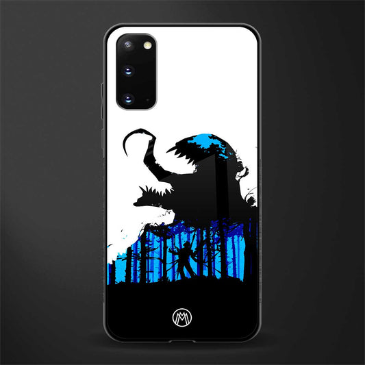 venom minimalistic glass case for samsung galaxy s20 image