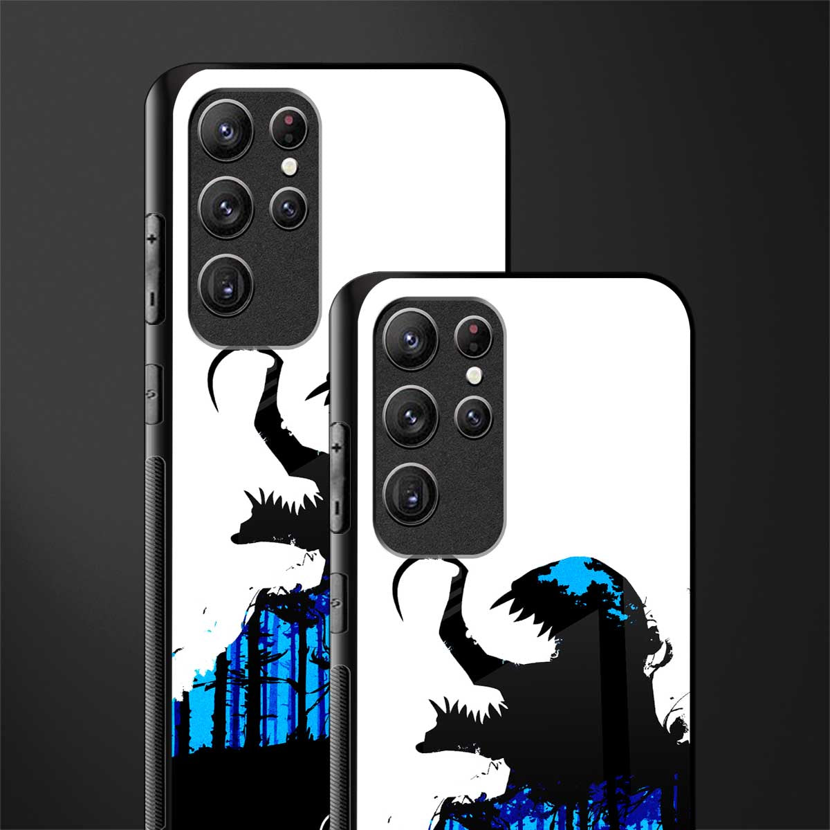 venom minimalistic glass case for samsung galaxy s21 ultra image-2