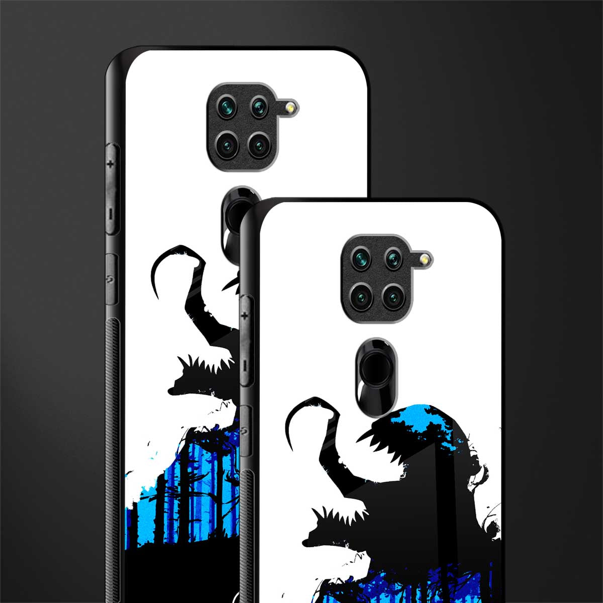 venom minimalistic glass case for redmi note 9 image-2