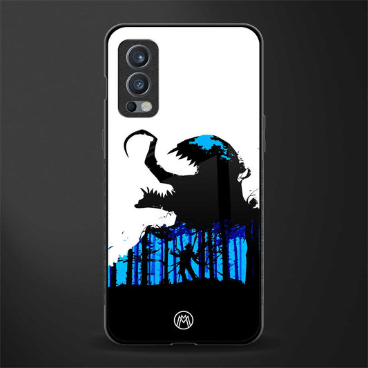 venom minimalistic glass case for oneplus nord 2 5g image