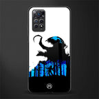 venom minimalistic glass case for redmi note 11 pro image