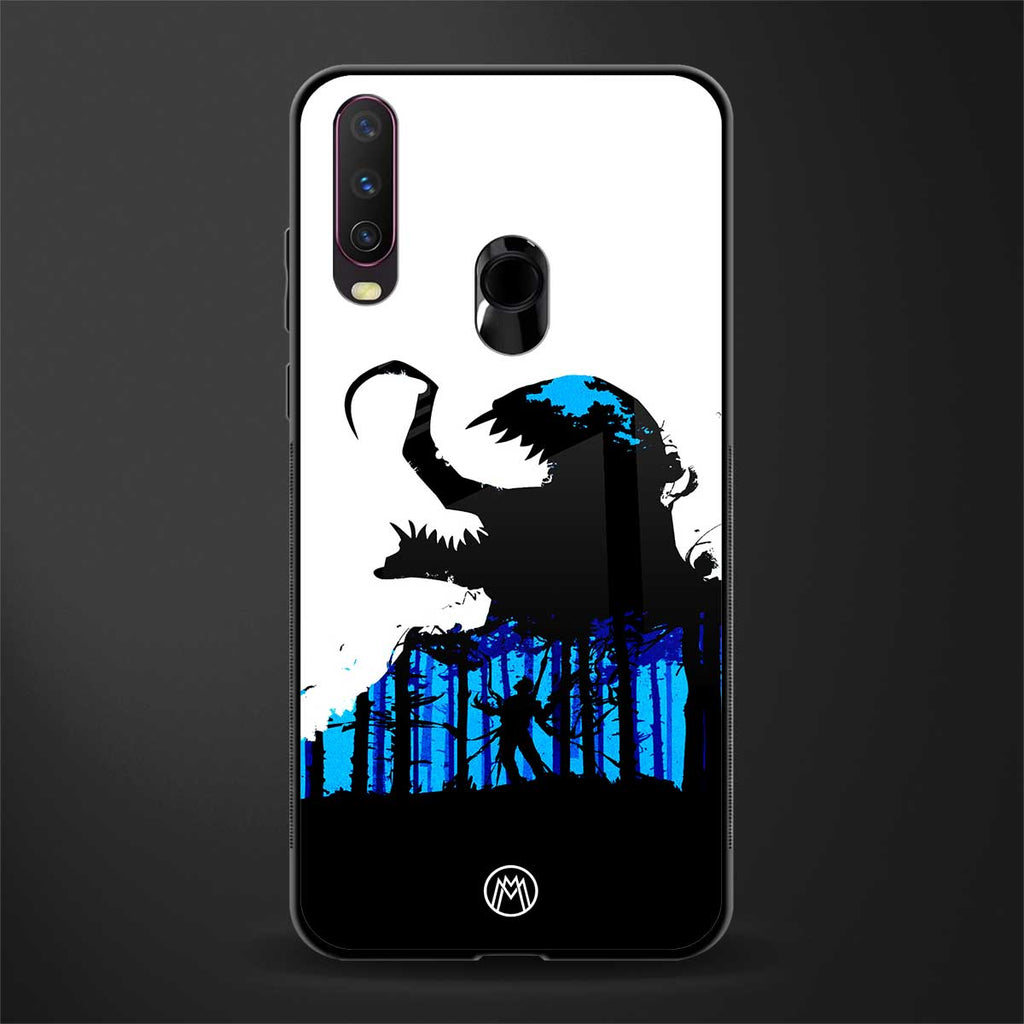 venom minimalistic glass case for vivo y12 image