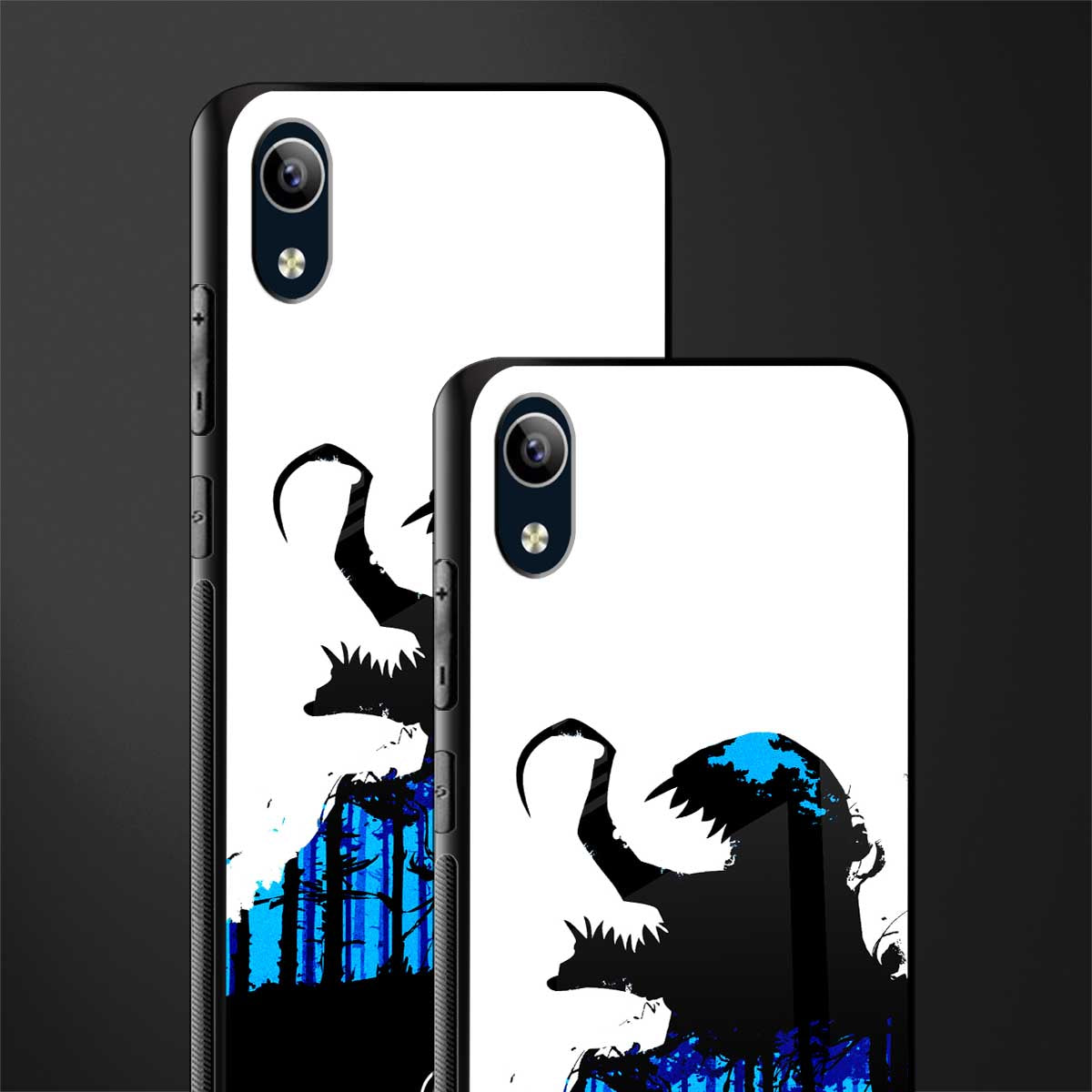 venom minimalistic glass case for vivo y90 image-2