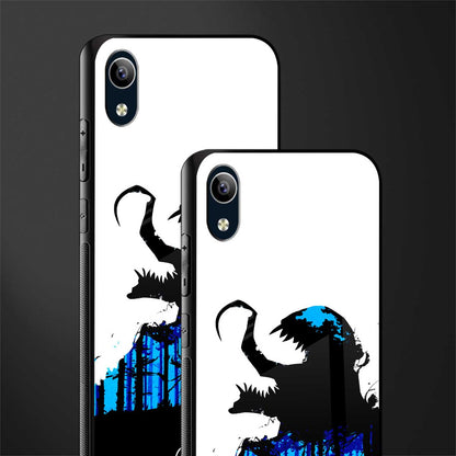 venom minimalistic glass case for vivo y90 image-2