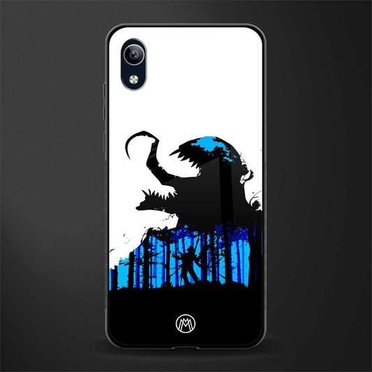 venom minimalistic glass case for vivo y90 image