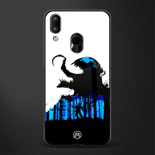 venom minimalistic glass case for vivo y93 image