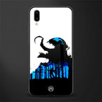 venom minimalistic glass case for vivo v11 pro image