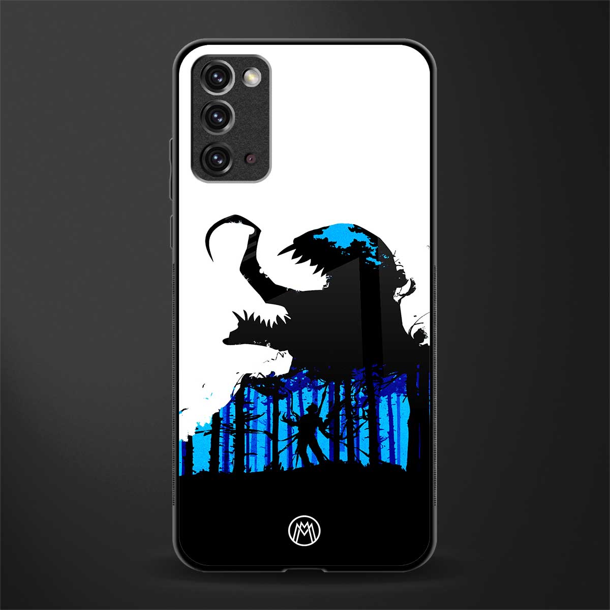 venom minimalistic glass case for samsung galaxy note 20 image