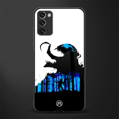 venom minimalistic glass case for samsung galaxy note 20 image