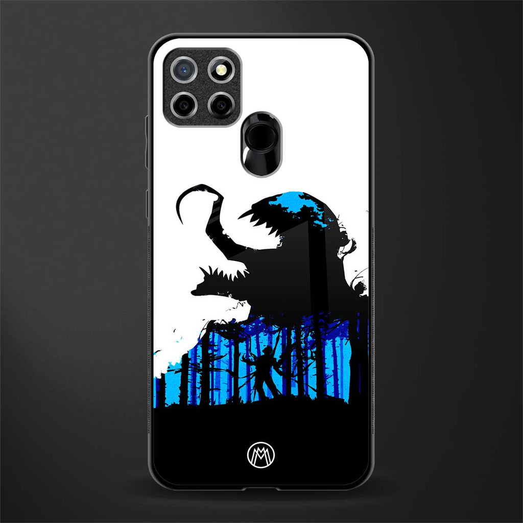 venom minimalistic glass case for realme narzo 30a image