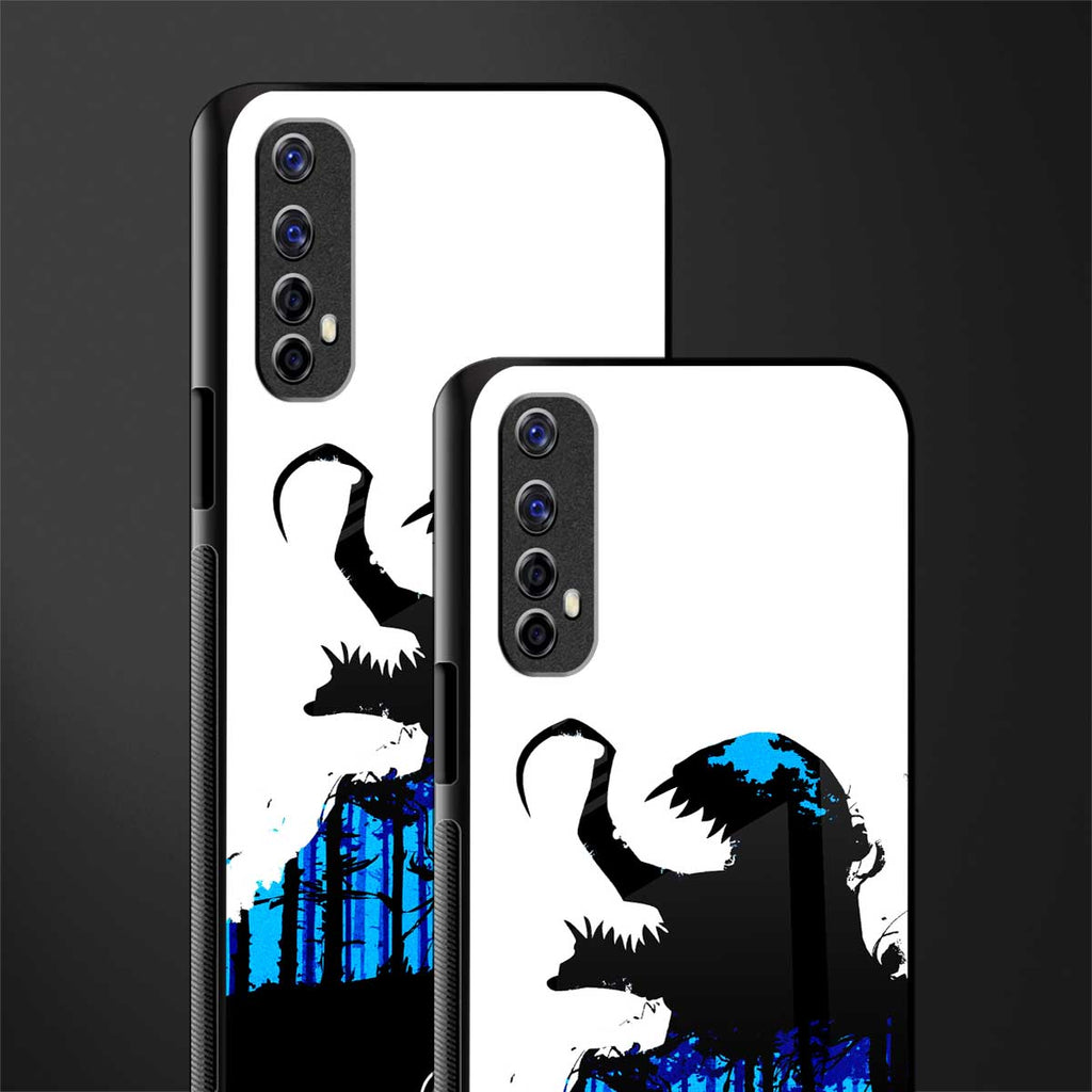 venom minimalistic glass case for realme 7 image-2