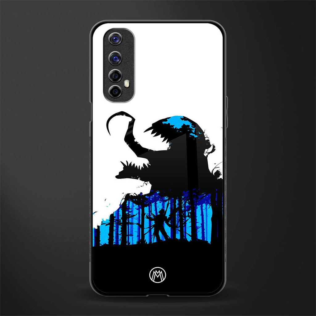 venom minimalistic glass case for realme 7 image