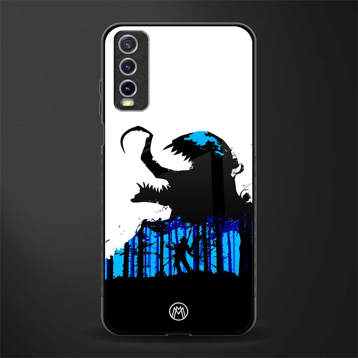 venom minimalistic glass case for vivo y12g image