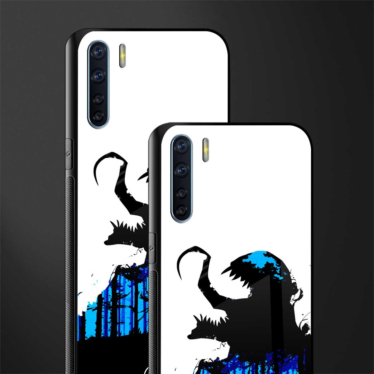 venom minimalistic glass case for oppo f15 image-2