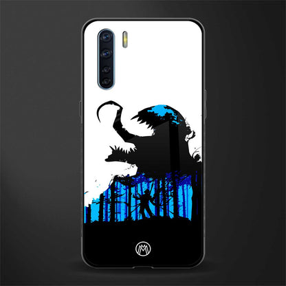 venom minimalistic glass case for oppo f15 image
