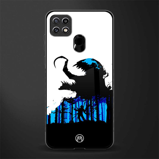 venom minimalistic glass case for oppo a15s image