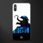 venom minimalistic glass case for redmi 9i image