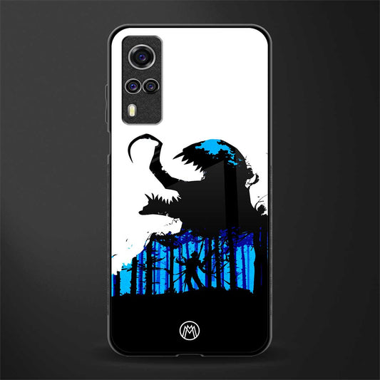 venom minimalistic glass case for vivo y51 image
