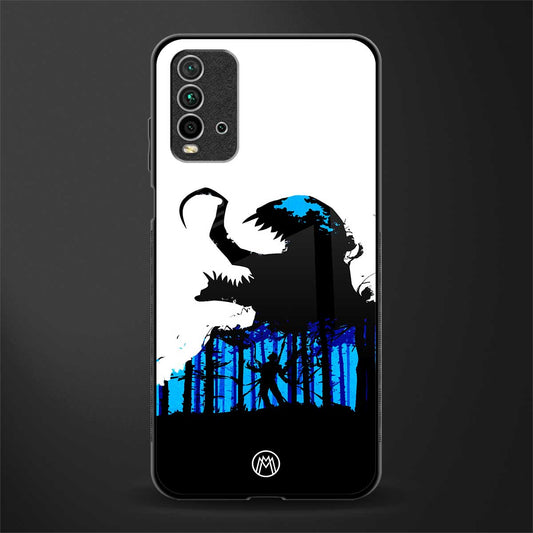 venom minimalistic glass case for redmi 9 power image