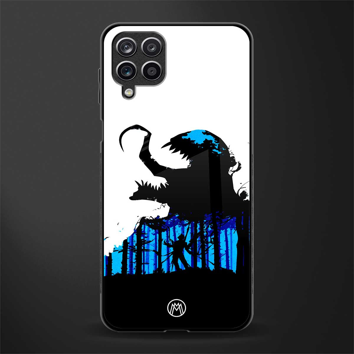 venom minimalistic glass case for samsung galaxy m12 image