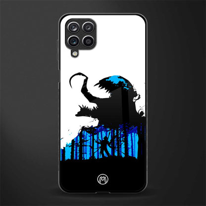 venom minimalistic glass case for samsung galaxy m12 image
