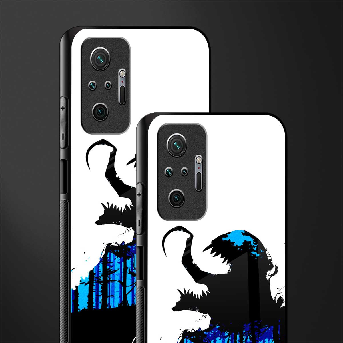 venom minimalistic glass case for redmi note 10 pro image-2