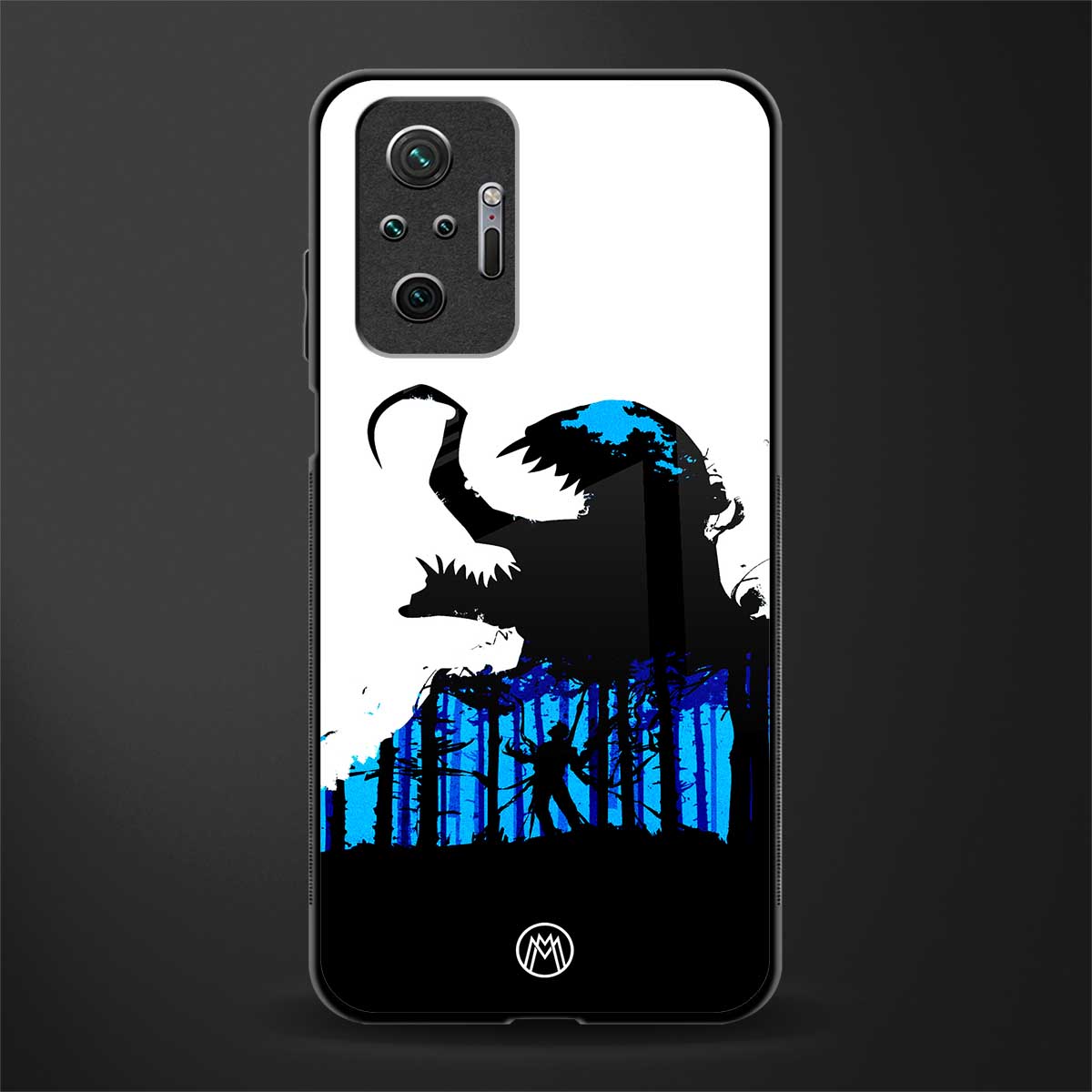 venom minimalistic glass case for redmi note 10 pro image