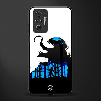 venom minimalistic glass case for redmi note 10 pro image