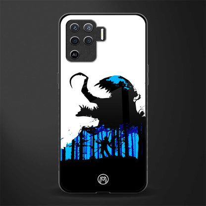 venom minimalistic glass case for oppo f19 pro image