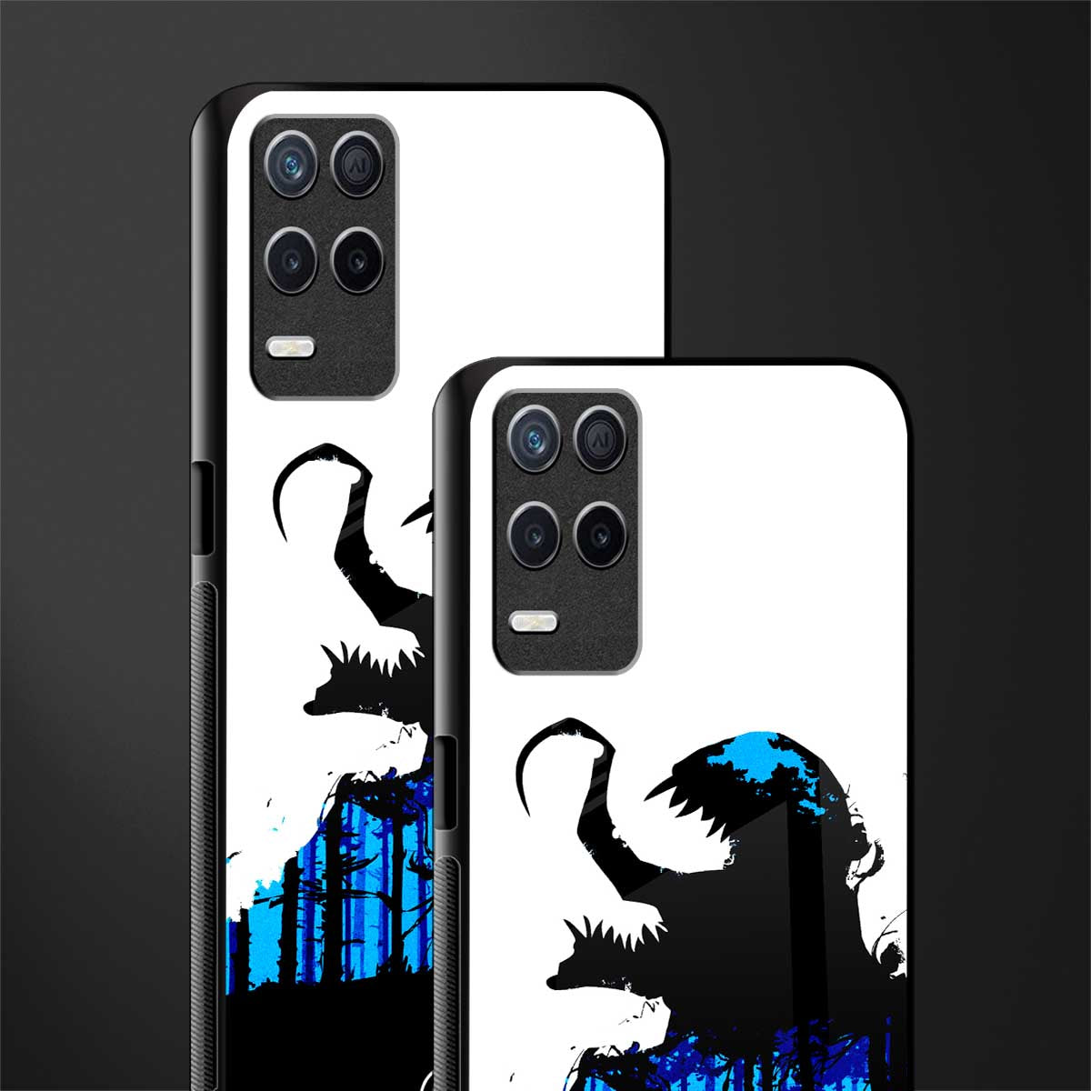 venom minimalistic glass case for realme 8 5g image-2