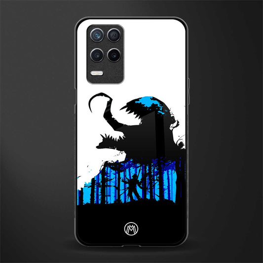 venom minimalistic glass case for realme 8 5g image