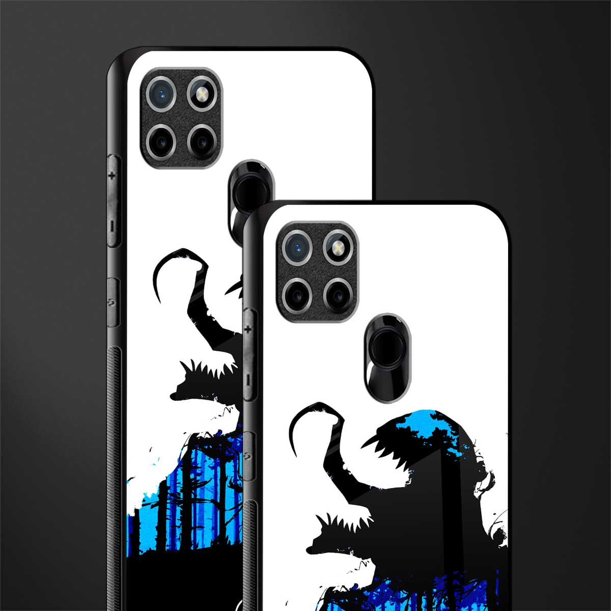 venom minimalistic glass case for realme c21 image-2