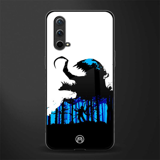 venom minimalistic glass case for oneplus nord ce 5g image