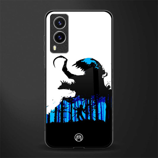 venom minimalistic glass case for vivo v21e 5g image