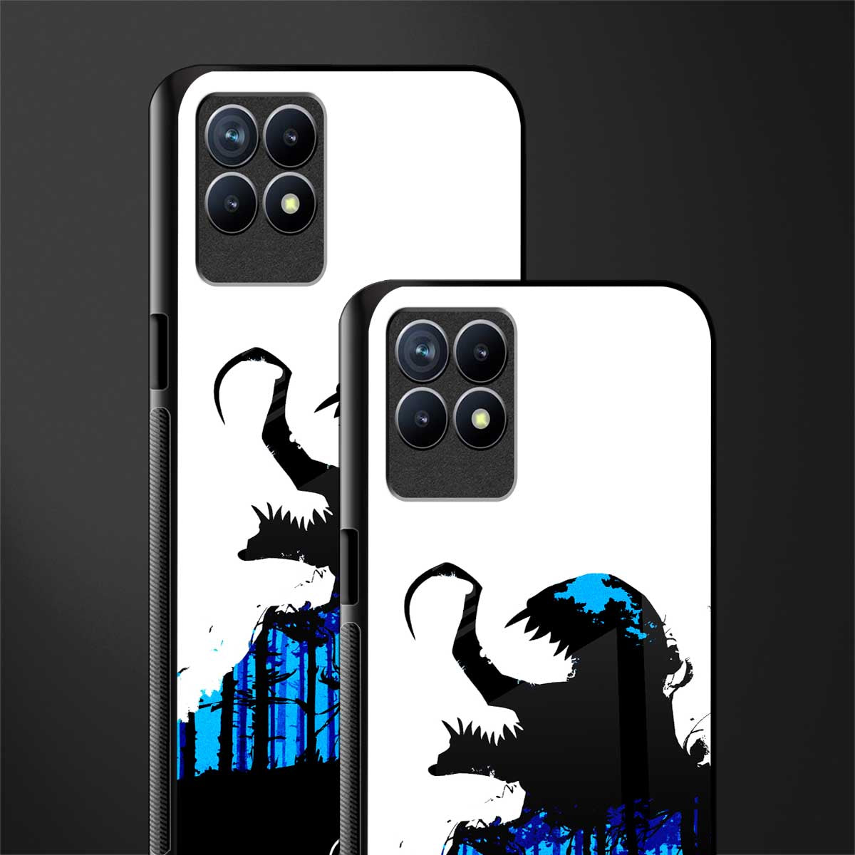 venom minimalistic glass case for realme 8i image-2