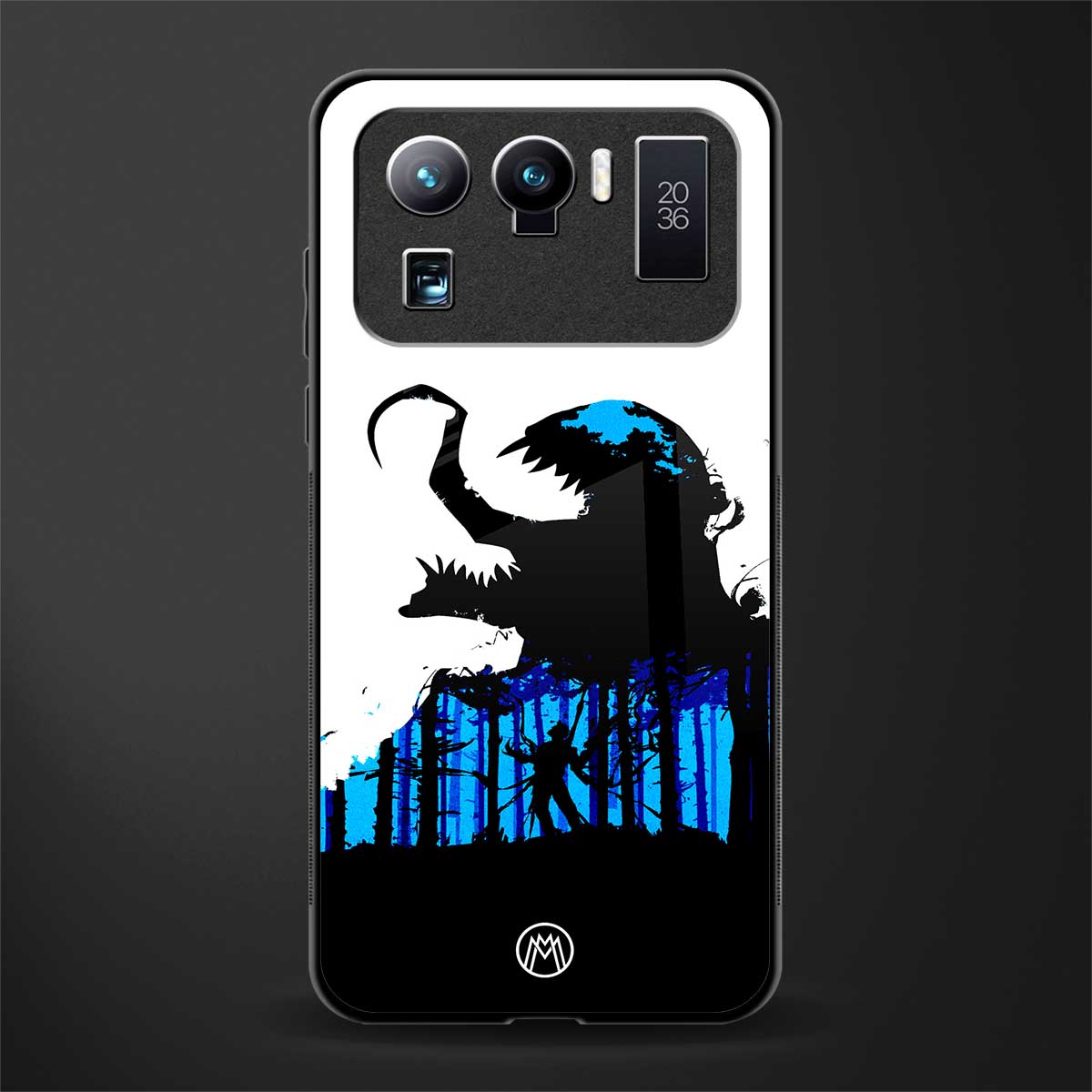 venom minimalistic glass case for mi 11 ultra 5g image