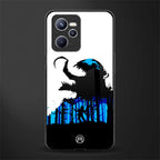 venom minimalistic glass case for realme c35 image