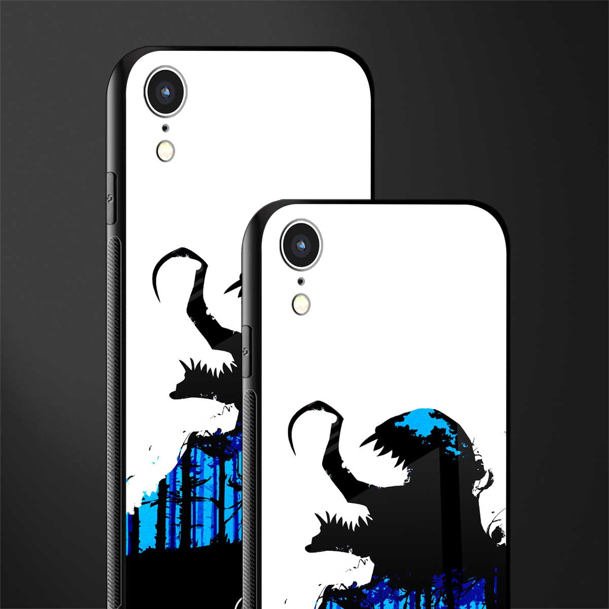 venom minimalistic glass case for iphone xr image-2