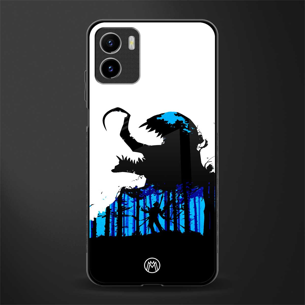 venom minimalistic glass case for vivo y15s image