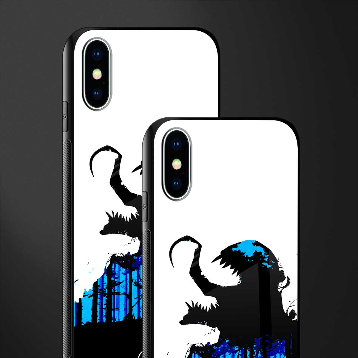 venom minimalistic glass case for iphone xs image-2