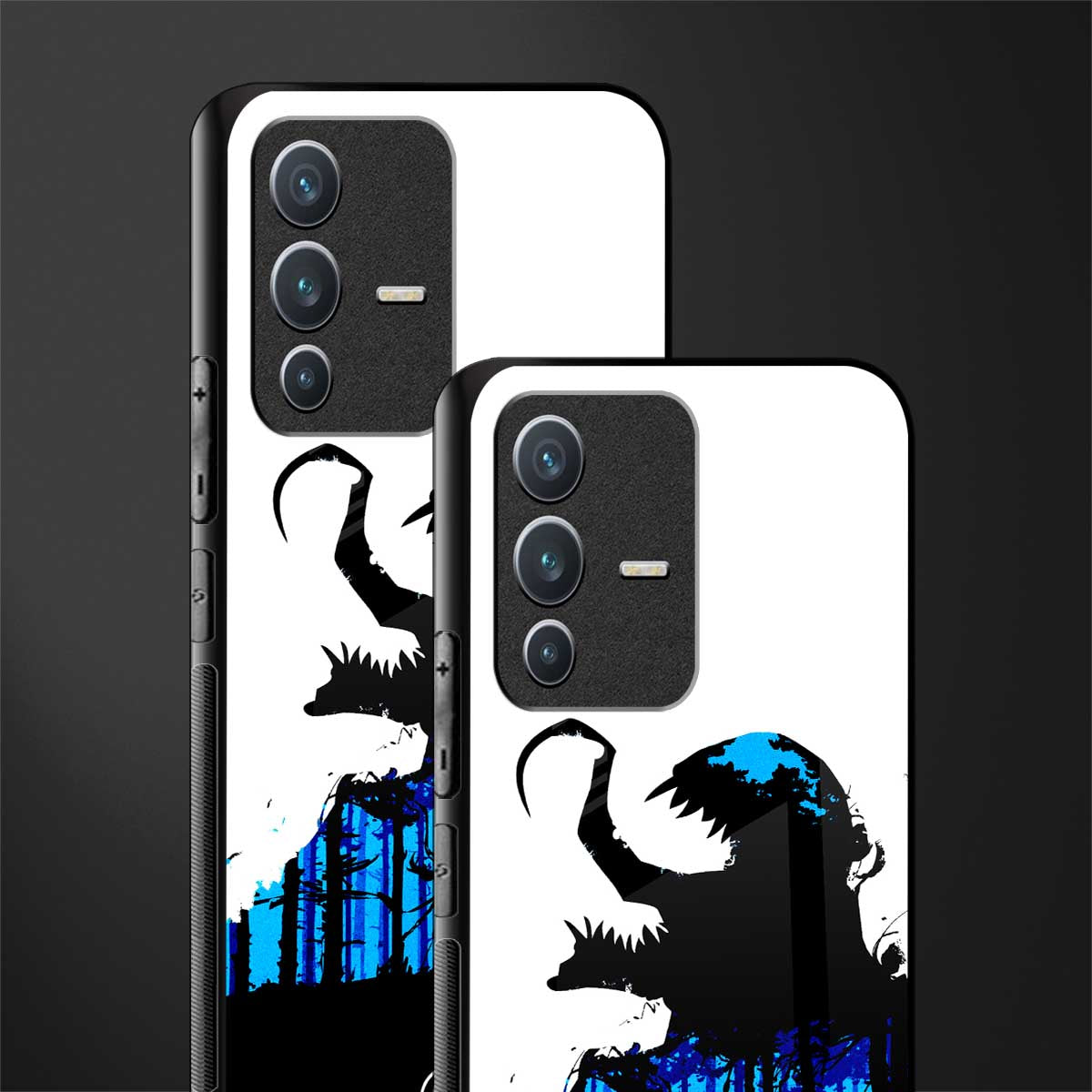 venom minimalistic glass case for vivo v23 5g image-2