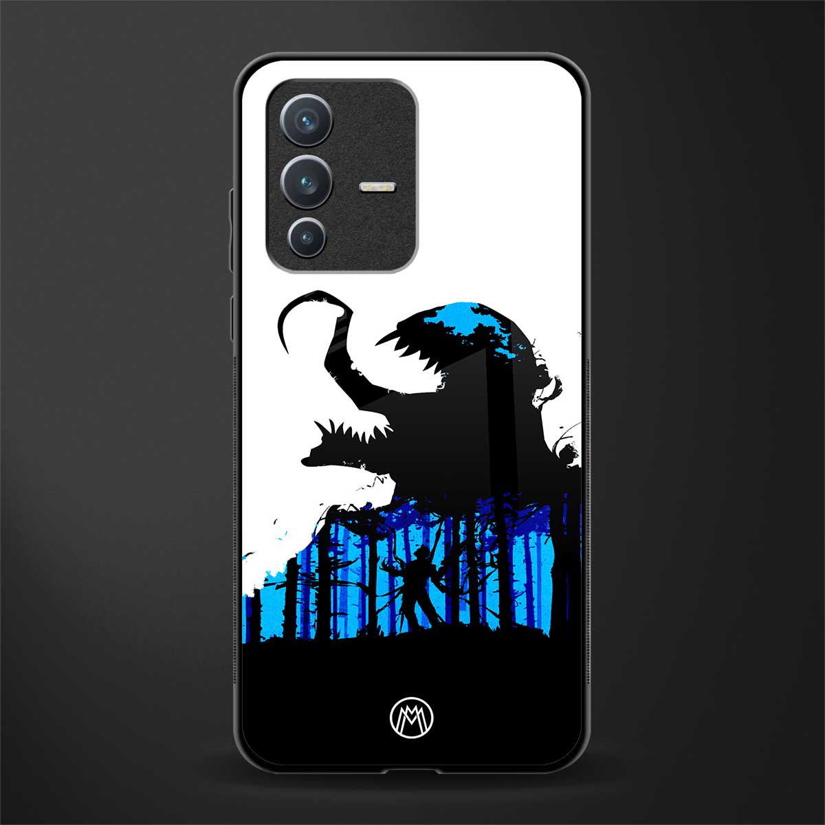 venom minimalistic glass case for vivo v23 5g image