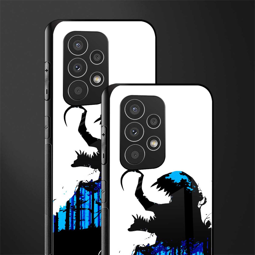 venom minimalistic back phone cover | glass case for samsung galaxy a73 5g