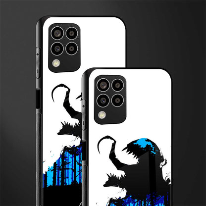 venom minimalistic back phone cover | glass case for samsung galaxy m33 5g