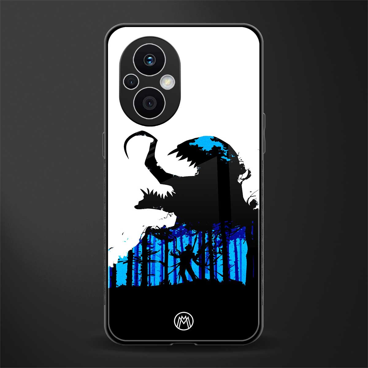 venom minimalistic back phone cover | glass case for oppo f21 pro 5g